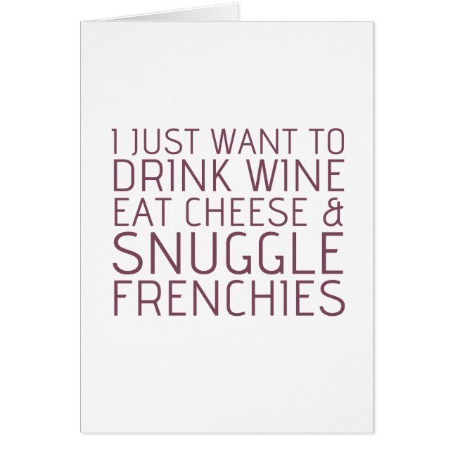 Je veux juste - vin et des Français (Devant)