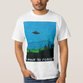 JE VEUX OUBLIER le T-shirt (Devant)