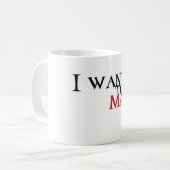 Je veux qu'Éric soit mon fabricant - tasse (Devant gauche)