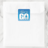 Je veux toujours aller autocollant (Sac)