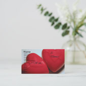 Je Veux Un Carte de visite De Coeurs De Divorce (Debout devant)