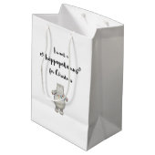 Je veux un hippopotame pour Noël - sac de cadeau (Dos Angle)