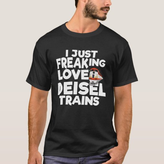 Je viens de freaking Loesel Trains Sweat - shirt à (Devant)