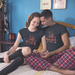 Je viens de marier des T-shirts assortis<br><div class="desc">Juste marié En tant que couple nouvellement marié,  montrez votre statut avec ces t-shirts assortis qui viennent dans une variété de couleurs. Le texte est une image,  non tapée,  donc il peut aussi être changé à n'importe quelle couleur de votre goût.</div>