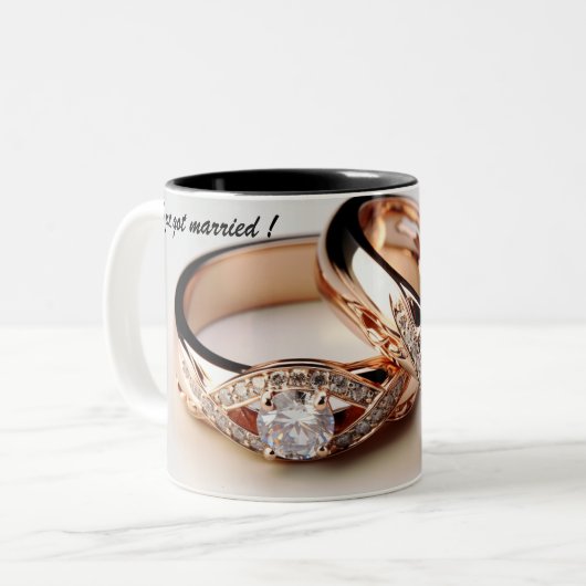 Je viens de me marier ! Mug (Devant gauche)