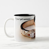 Je viens de me marier ! Mug (Gauche)