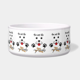 Je vindt me alleen maar leuk vanwege mijn snacks voerbakje