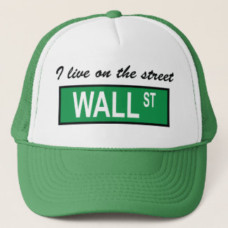 "Je vis casquette sur de rue Wall Street"
