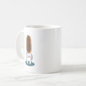 Je vis longue tasse de John de beignet (Devant gauche)