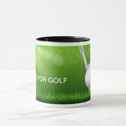 Je Vis Pour Golf Mug (Centre)
