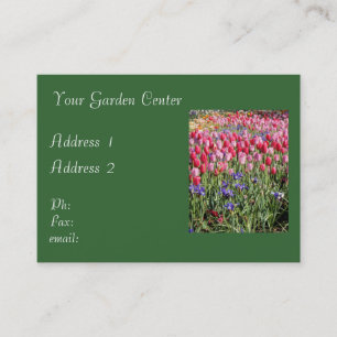 Je visitekaartjes in je tuin