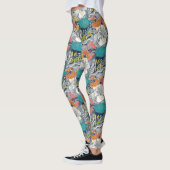 Je vois Hawaii sombres lapis leggings (Gauche)