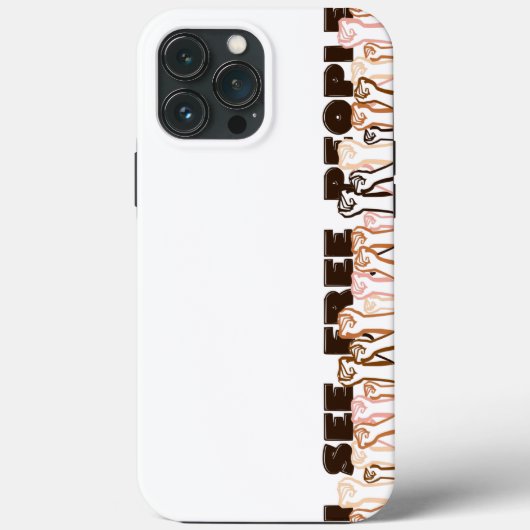 Je Vois Libres Personnes Coque-Mate coque iphone (Verso)