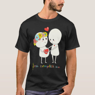 Je voltooit ons zwangerschap liefde gelukkig gezin t-shirt
