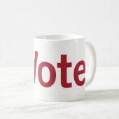 Je vote Mug (Devant droit)