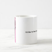 Je voudrais être votre chat, tasse à café (Centre)