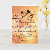 Je Vous Accroche Avec Ma Carte De Prières (Fleur jaune)