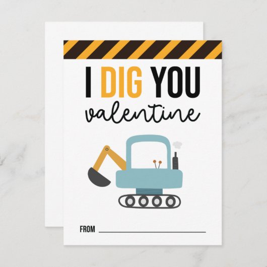 Je vous ai creusé les enfants Construction carte V (Devant / Derrière)