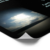 Je vous ai en vue...Poème/Lyrics Poster (Coin)