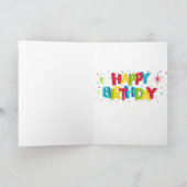 JE VOUS "AIME" CARTE DE SOUHAITS D'ANNIVERSAIRE (Intérieur)