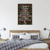Je vous aime Toile Wrap (Insitu(Chambre))