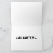 JE VOUS AIME UN LATKE Carte de voeux en tout temps (Intérieur)