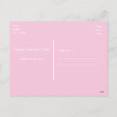 JE VOUS AIME UNE LATTE Valentines Day Coffee Carte (Dos)