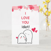 je vous aime valentines jour carte de voeux (Fleur jaune)