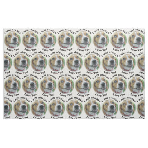 Je vous aimerai toujours tissu de beagle