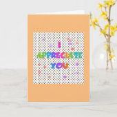JE VOUS APPRÉCIE CARTE (Fleur jaune)