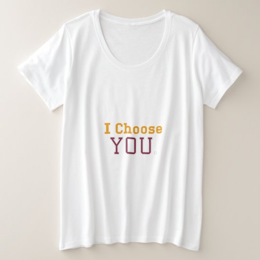 "Je vous choisis Plus (Design devant)