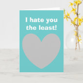 Je vous déteste la moindre carte de voeux (Fleur jaune)