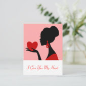 Je vous donne ma carte postale de Saint-Valentin (Debout devant)