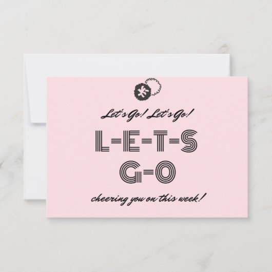 Je vous encourage - Cartes Chemo d'encouragement (Devant)