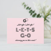 Je vous encourage - Cartes Chemo d'encouragement (Debout devant)