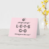 Je vous encourage - Cartes Chemo d'encouragement (Fleur jaune)