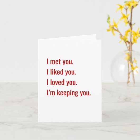 Je vous garde la carte de déclaration (Fleur jaune)