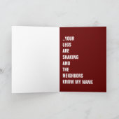 Je vous jure... Carte de la Saint-Valentin drôle e (Intérieur)