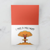 Je Vous L'Ai Dit ! Carte de vœux (Intérieur)