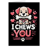 Je vous mâche - Chien Pun Saint Valentin (Devant)