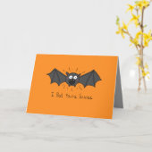 Je vous manie la batte suis effrayé - carte de (Fleur jaune)