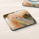 Je vous regarde Dessous de verre de cork pélican (Côté gauche)