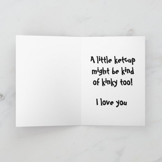 JE VOUS RELIE carte de plaisanterie (Intérieur)