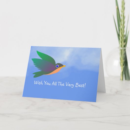 Je vous souhaite à tous la meilleure carte de voeu (Devant)
