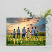 Je vous souhaite de bonnes vacances Photo Foil Car (Debout devant)