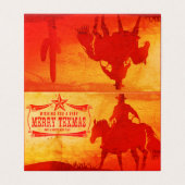 Je Vous Souhaite De Joyeuses Cartes De Noël Texas (Outside Unfolded)