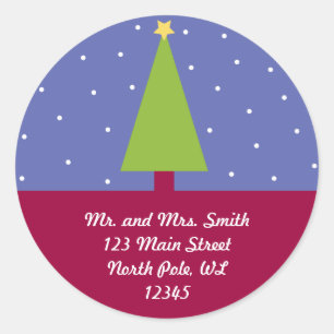 Je vous souhaite de la joie Étiquette de adresse