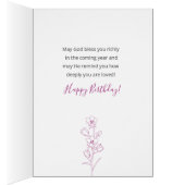 Je vous souhaite des bénédictions pour votre anniv (Intérieur (Droit))