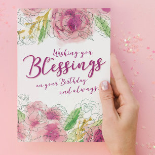 Je vous souhaite des bénédictions pour votre anniv