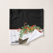 Je vous souhaite des poissons de volée, des truite (Gant de toilette)